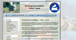 Desktop Screenshot of bregenzerwaldbahn-frueher-heute.at